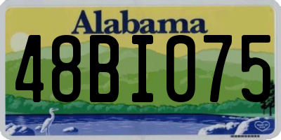 AL license plate 48BI075