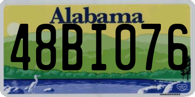 AL license plate 48BI076
