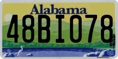 AL license plate 48BI078