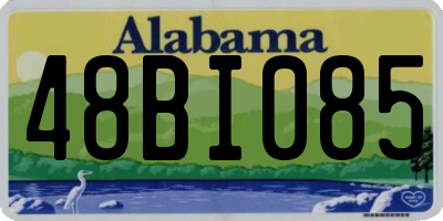AL license plate 48BI085