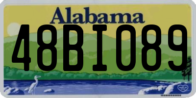 AL license plate 48BI089