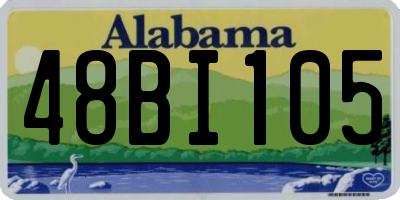 AL license plate 48BI105