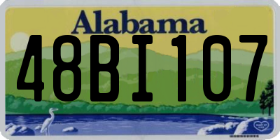 AL license plate 48BI107