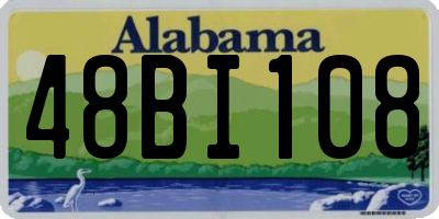AL license plate 48BI108