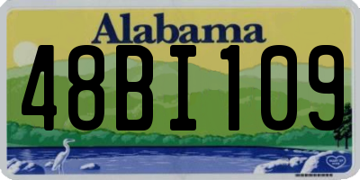 AL license plate 48BI109