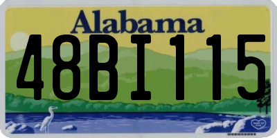 AL license plate 48BI115