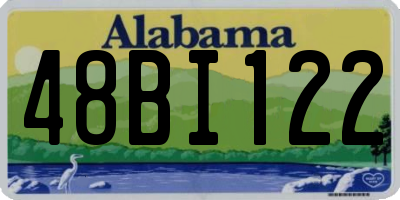 AL license plate 48BI122