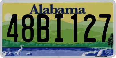 AL license plate 48BI127