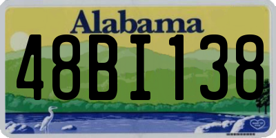 AL license plate 48BI138