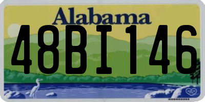 AL license plate 48BI146