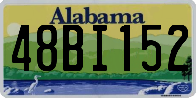 AL license plate 48BI152