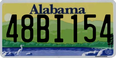 AL license plate 48BI154