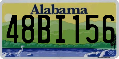 AL license plate 48BI156