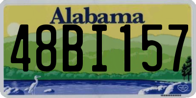 AL license plate 48BI157