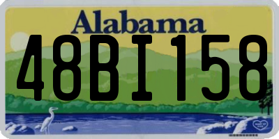 AL license plate 48BI158