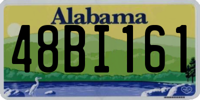 AL license plate 48BI161