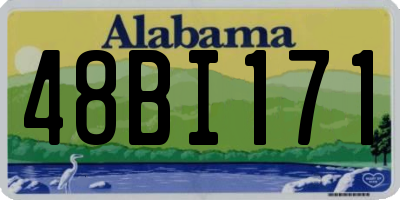 AL license plate 48BI171