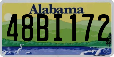 AL license plate 48BI172