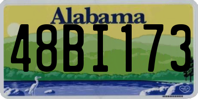 AL license plate 48BI173