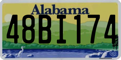 AL license plate 48BI174