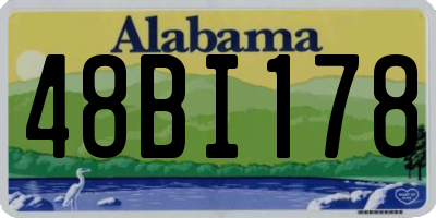 AL license plate 48BI178
