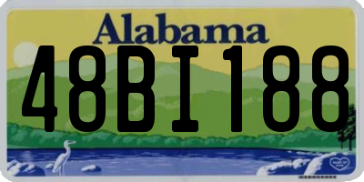 AL license plate 48BI188