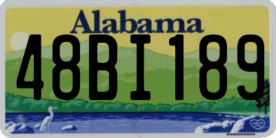 AL license plate 48BI189