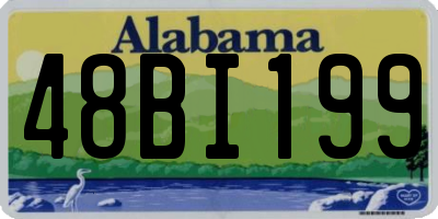 AL license plate 48BI199
