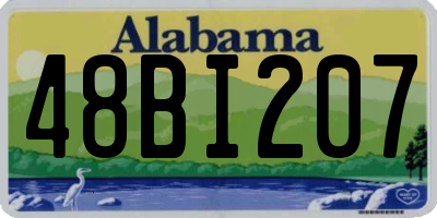 AL license plate 48BI207