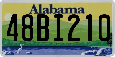 AL license plate 48BI210