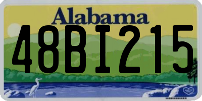 AL license plate 48BI215