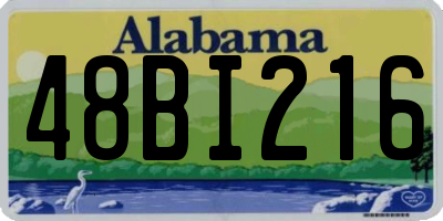 AL license plate 48BI216