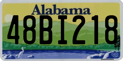 AL license plate 48BI218