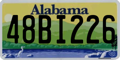 AL license plate 48BI226