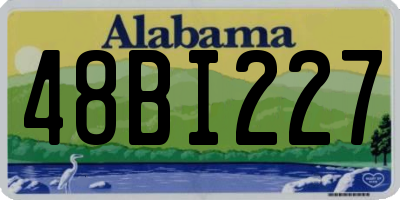 AL license plate 48BI227