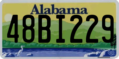 AL license plate 48BI229