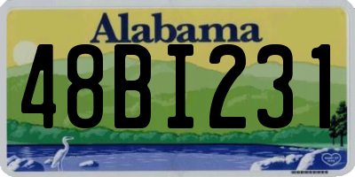AL license plate 48BI231