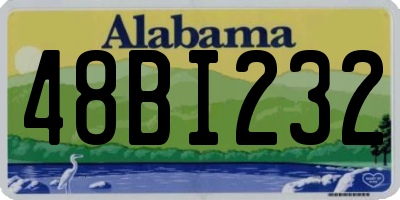 AL license plate 48BI232