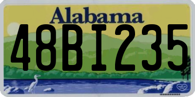 AL license plate 48BI235