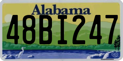AL license plate 48BI247