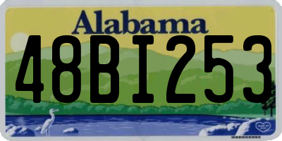 AL license plate 48BI253