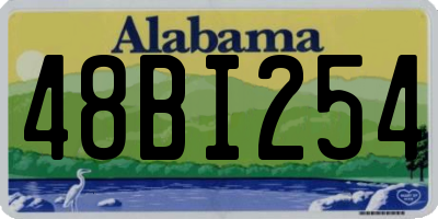 AL license plate 48BI254