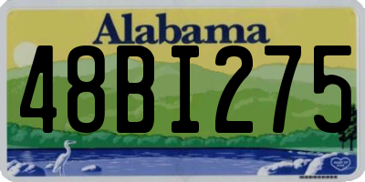 AL license plate 48BI275