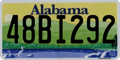 AL license plate 48BI292