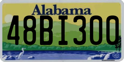 AL license plate 48BI300