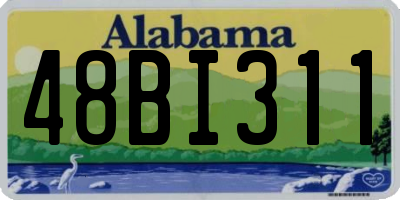AL license plate 48BI311