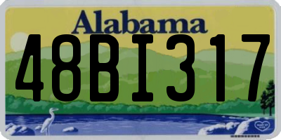 AL license plate 48BI317