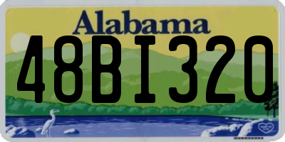 AL license plate 48BI320