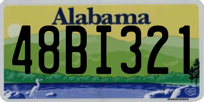 AL license plate 48BI321