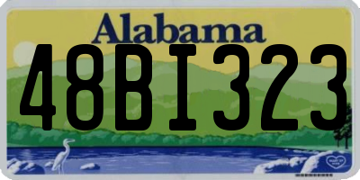 AL license plate 48BI323